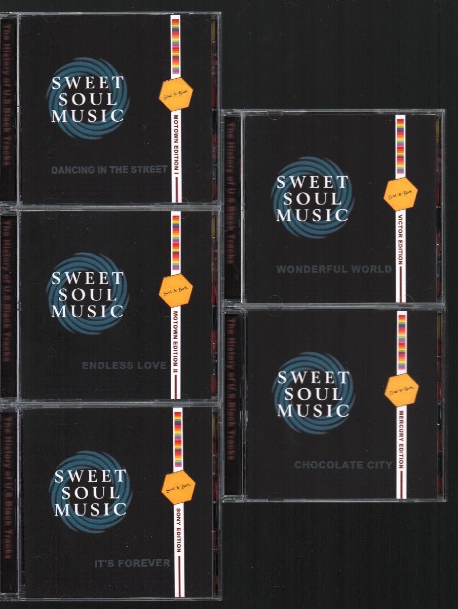 ■SWEET SOUL MUSIC(スウィート ソウル ミュージック)■5枚組(CD)■The History of U.S. Black Tracks■品番:VFD-8861/5■2000年作品■_画像1
