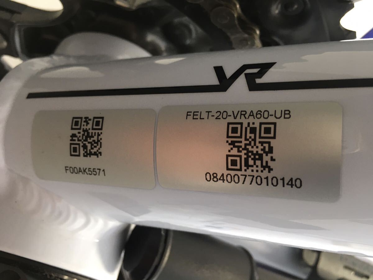  【未使用】FELT フェルト2020モデルVR60 ローサイズM/510・未使用SHIMANOシューズ・空気入れ・スタンドウェアおまけ付き_画像2