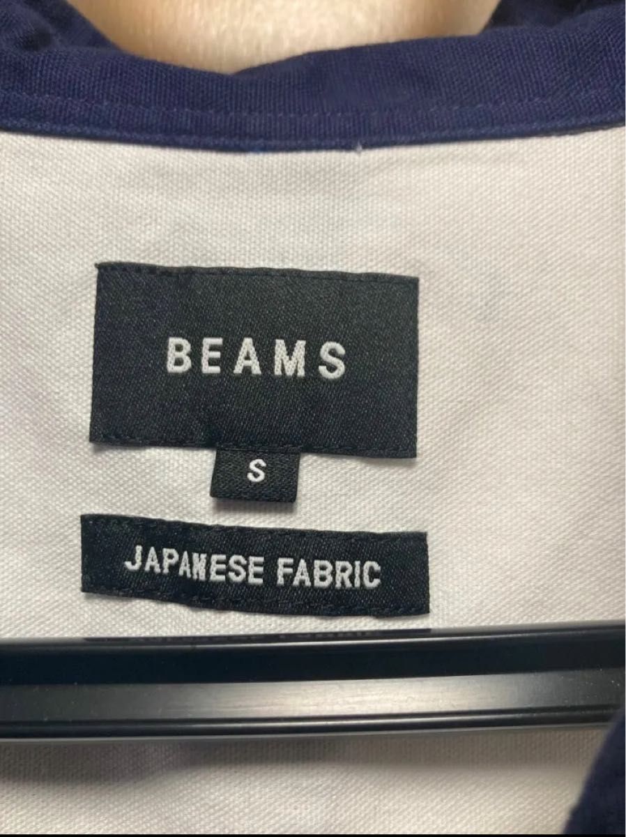 BEAMS JAPANESE FABRIC ミニボタンダウンシャツ　Sサイズ 長袖シャツ