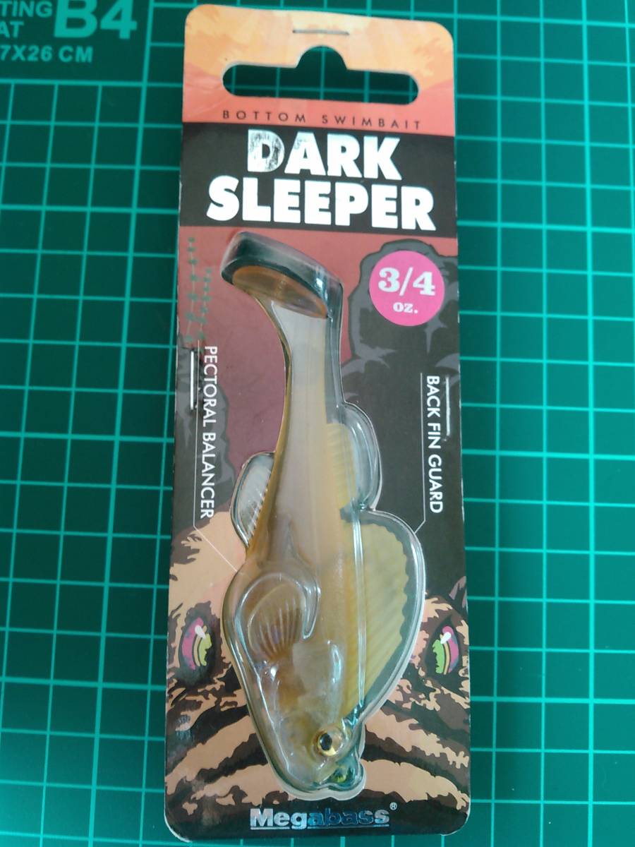 メガバス Megabass DARK SLEEPER ダークスリーパー 3/4oz クリアチャート 10 検) 人気カラー ヒラメ シーバス マゴチ シーバス _画像1