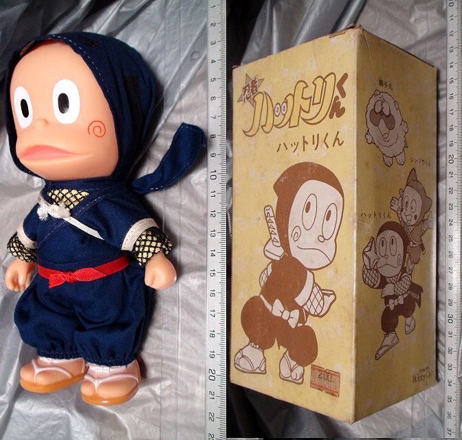 忍者ハットリくん ⑤ 当時物 ヨネザワ ガイ ソフビ人形 1981年 忍者ハットリくん ⑤ 当時物 ヨネザワ ガイ ソフビ人形 1981年