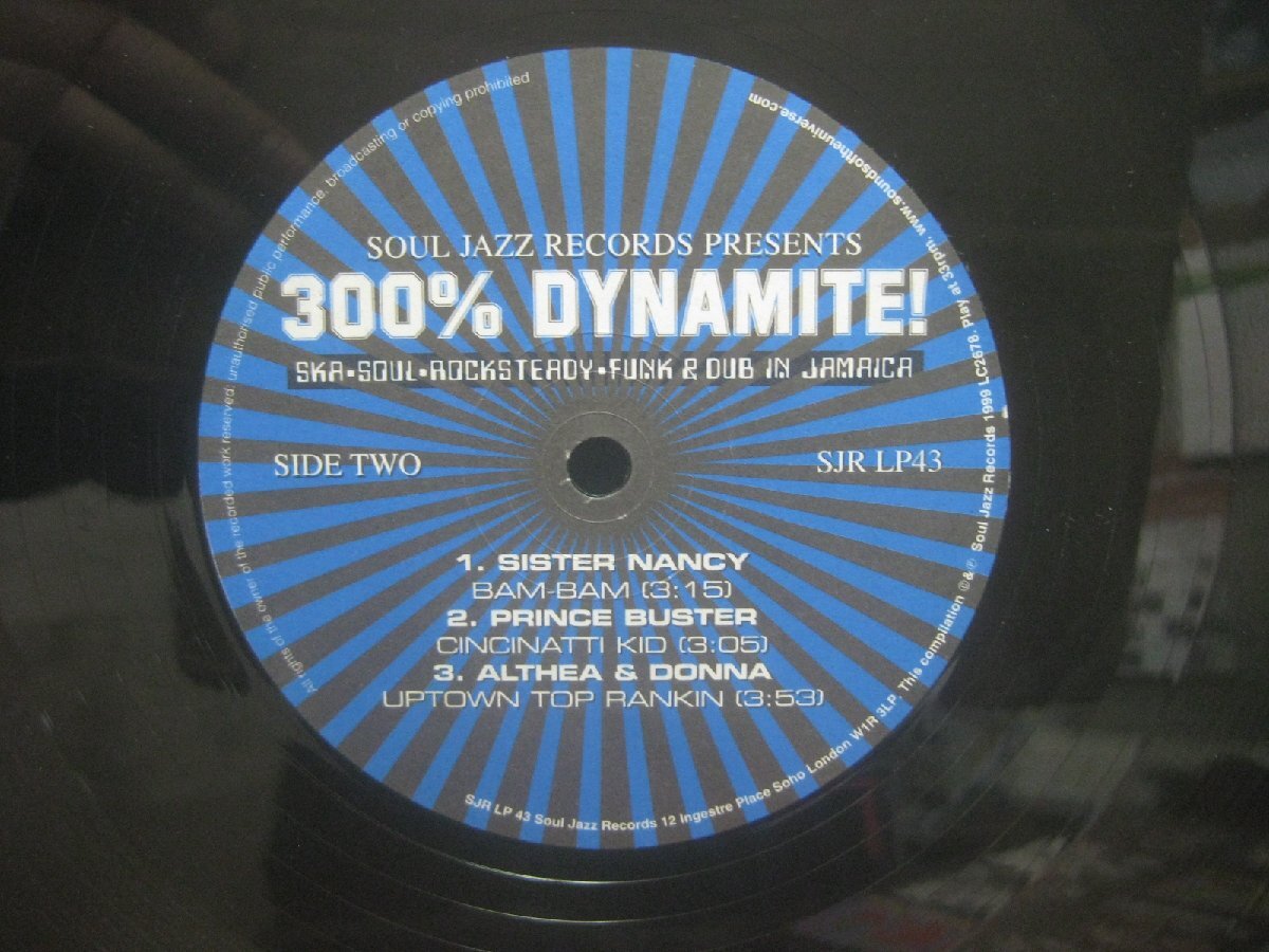 Prince Buster他 / V.A / 300% Dynamite! ◆LP8405NO OBP◆LPの画像6