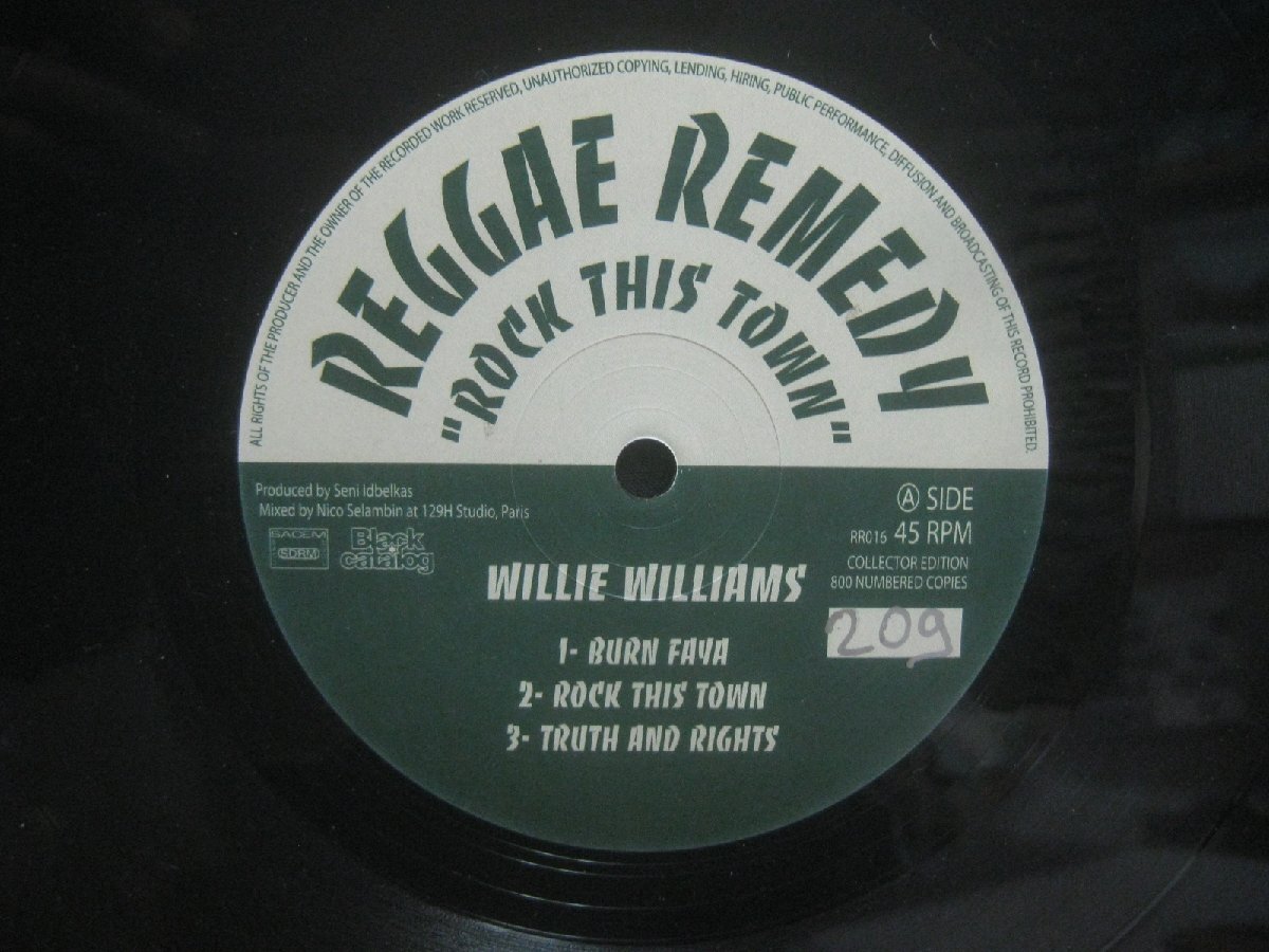 ウィリー・ウイリアムス / Willie Williams / Rock This Town ◆LP8519NO OBP◆12インチ_画像3