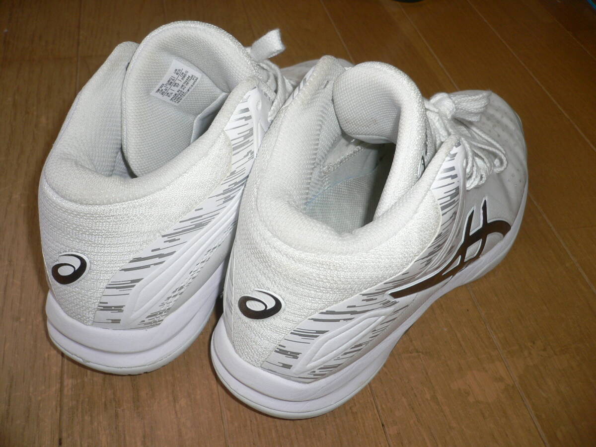 *アシックス レディース バスケットボールシューズ バッシュ レディ ゲルフェアリー8 LADY GELFAIRY 8 TBF32X ホワイト 25.0cm 白 asics*_画像2