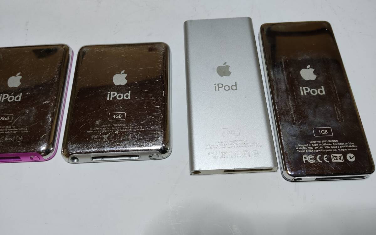 Apple iPod 30GB ,8GB ,4GB ,2GB ,1GB,通電確認済み、ipod MASA 、６台まとめ売り、ジャンク品扱いの画像6