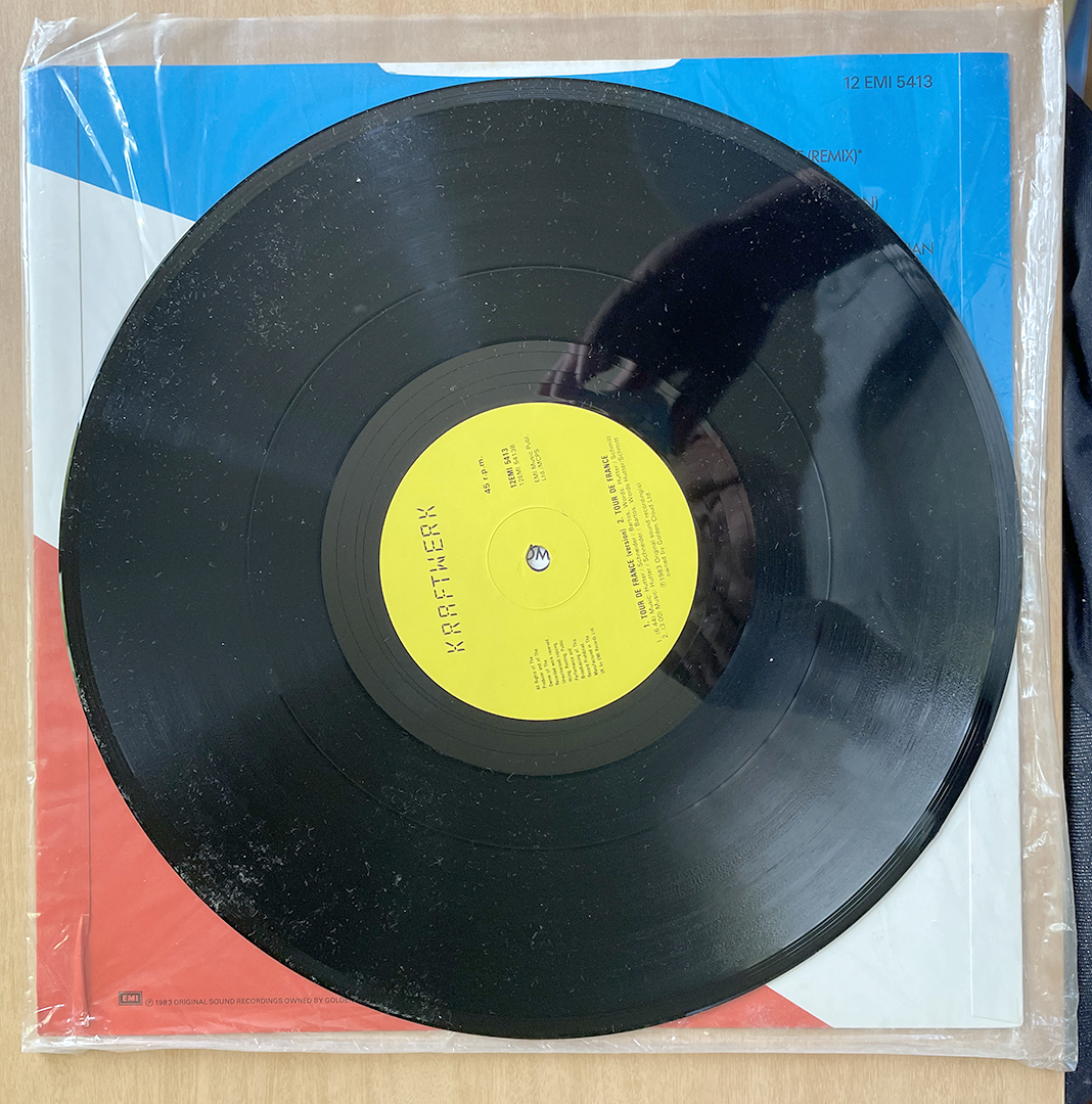 【中古レコード】KRAFTWERK　クラフトワーク　TOUR DE FRANCE　ツールドフランス_画像3