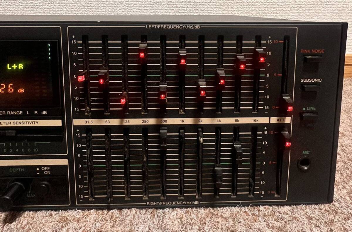 ☆ BSR EQ-5000 グラフィックイコライザー ②☆中古☆の画像3