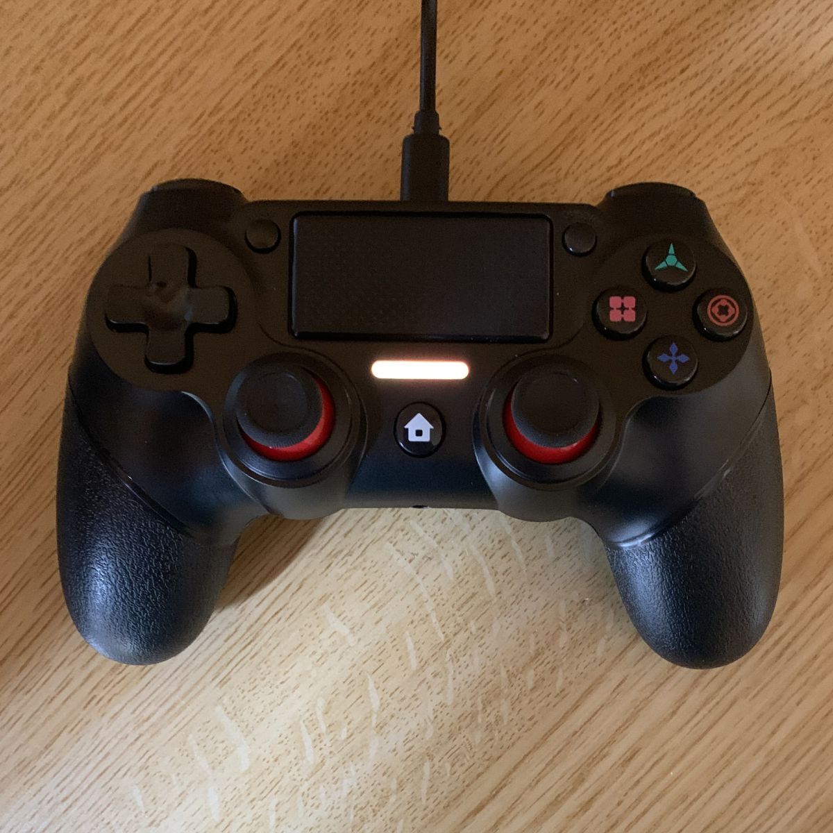 [ one jpy start ]PS4 controller wireless Bluetooth connection 600mAh delay none two -ply oscillation Gyro sensor function 1 jpy SEI01_1409