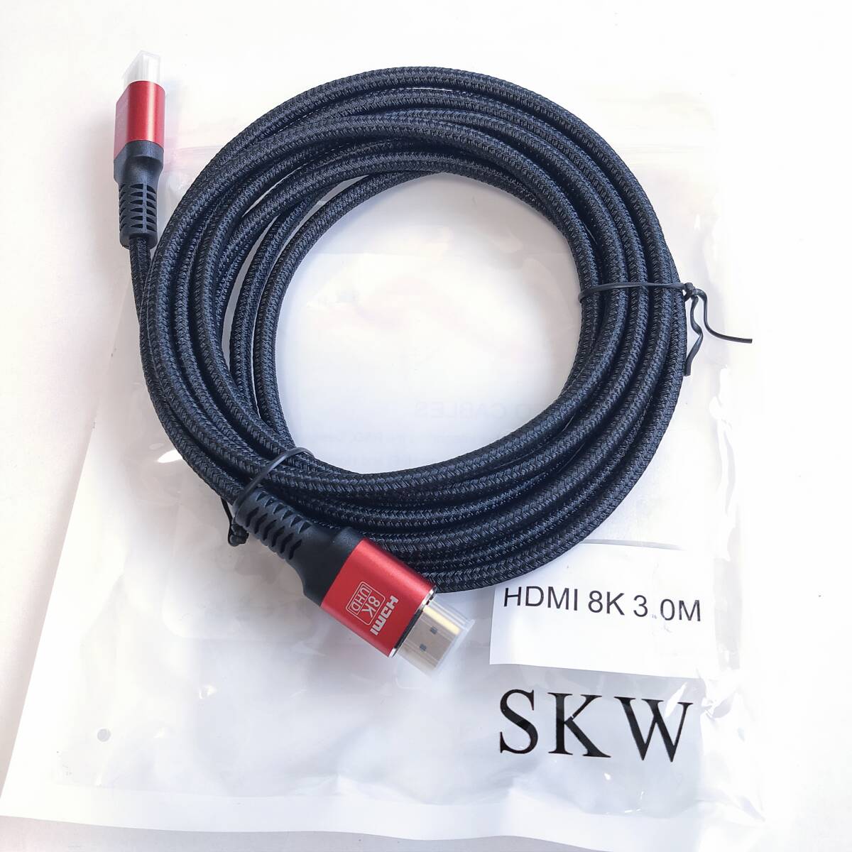 「一円スタート」SKW HDMI 8K UHD ケーブル 3m「1円」AKI01_2506の画像1