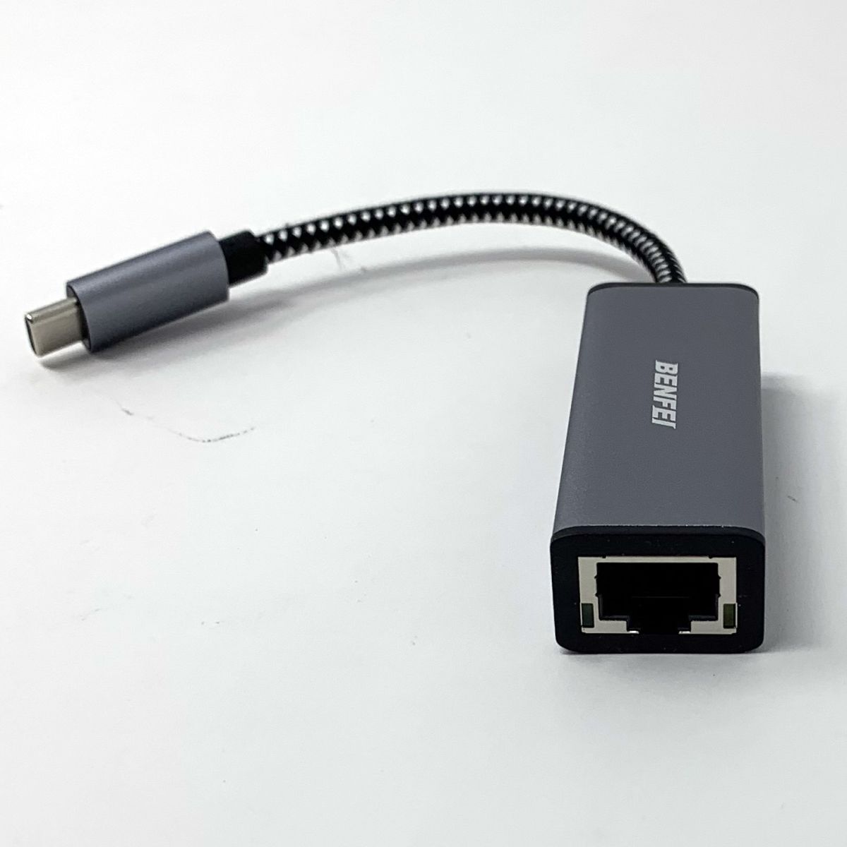 【一円スタート】BENFEI 有線LANアダプタ USB-C イーサネットアダプター 1円 SEI01_1525の画像3