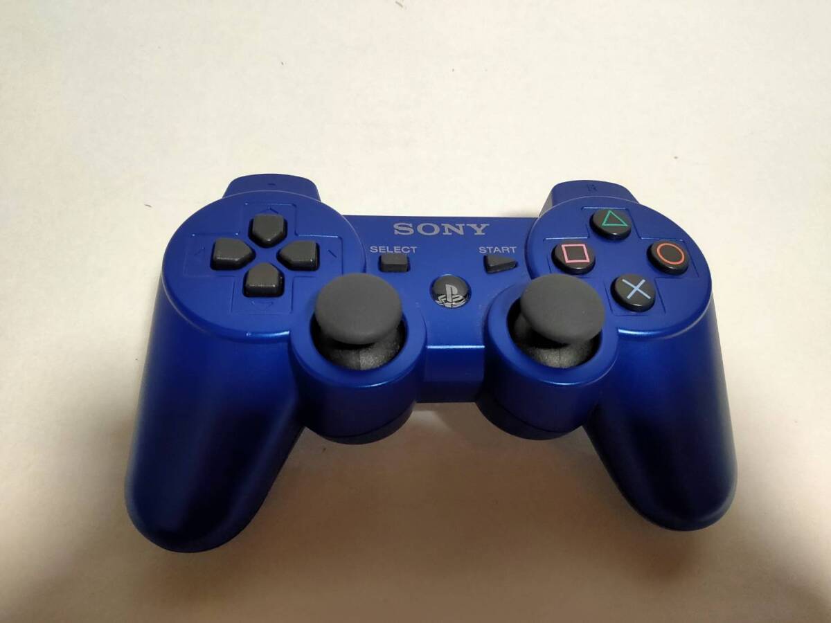 [ one jpy start ]PS3 DUALSHOCK3 wireless controller CECHZC2J 1 jpy HAM01_2341