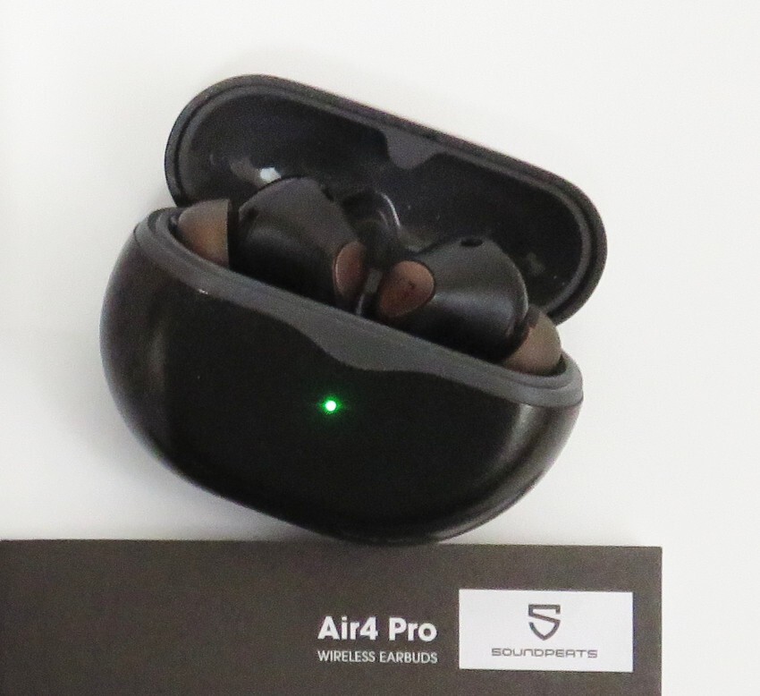 【1円スタート】SOUNDPEATS Air4 Pro ワイヤレスイヤホン ロスレス音質 低遅延 防水 1円 TER01_1274の画像3
