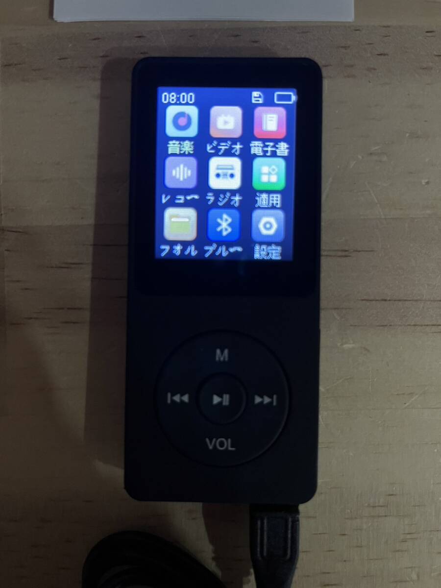 【一円スタート】DETROVA MP3プレーヤー Bluetooth5.1 音楽プレイヤー 32GB内蔵 SDカード対応 128GB拡張可能 HIFI「1円」URA01_2931の画像3