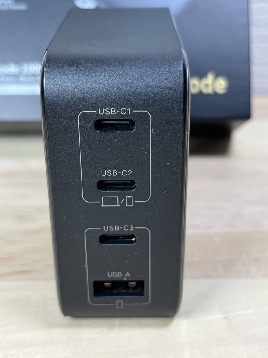 【一円スタート】UGREEN Nexode 充電器 100W 4ポート 新生代GaN技術 Type-c PD急速充電器 USB-C*3とUSB-A*1 MacBook「1円」URA01_2935の画像2