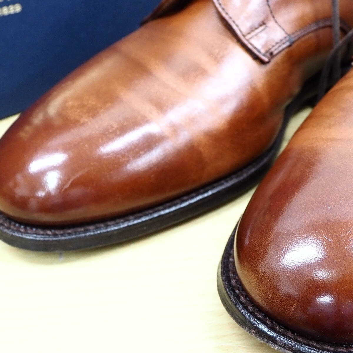 45726-100　英国製 Tricker's/トリッカーズ APPLETON ストレートチップ UK9　ブラウン　ビジネスシューズ　送料100size