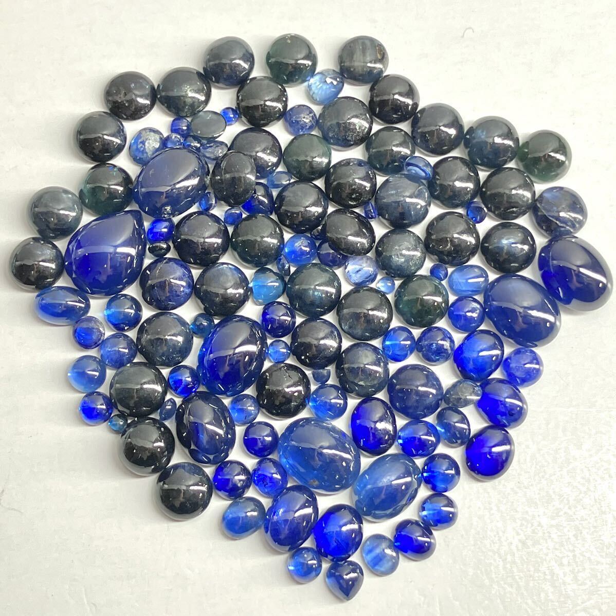 ●天然サファイアおまとめ●a 100ct 裸石 宝石 Sapphire sapphire サファイア コランダム 藍玉 jewelry ジュエリー _画像4