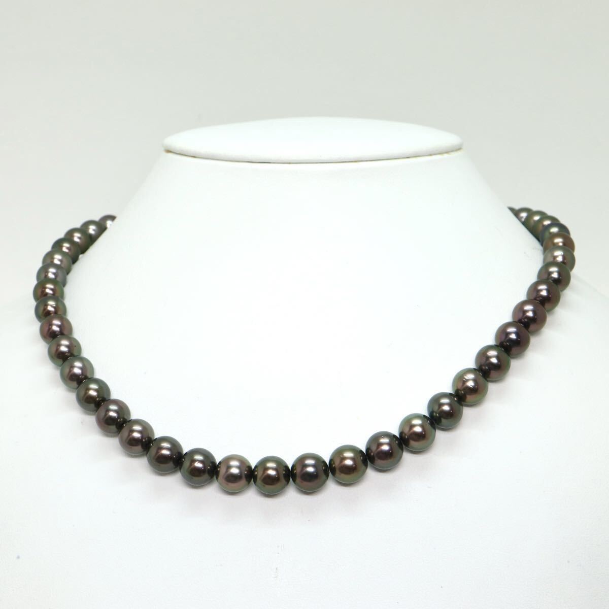 ●アコヤ本真珠ネックレス●A 45.4g 45.5cm 8.0-8.5mm珠 パール pearl necklaces silver ジュエリー EA0/EA0の画像2