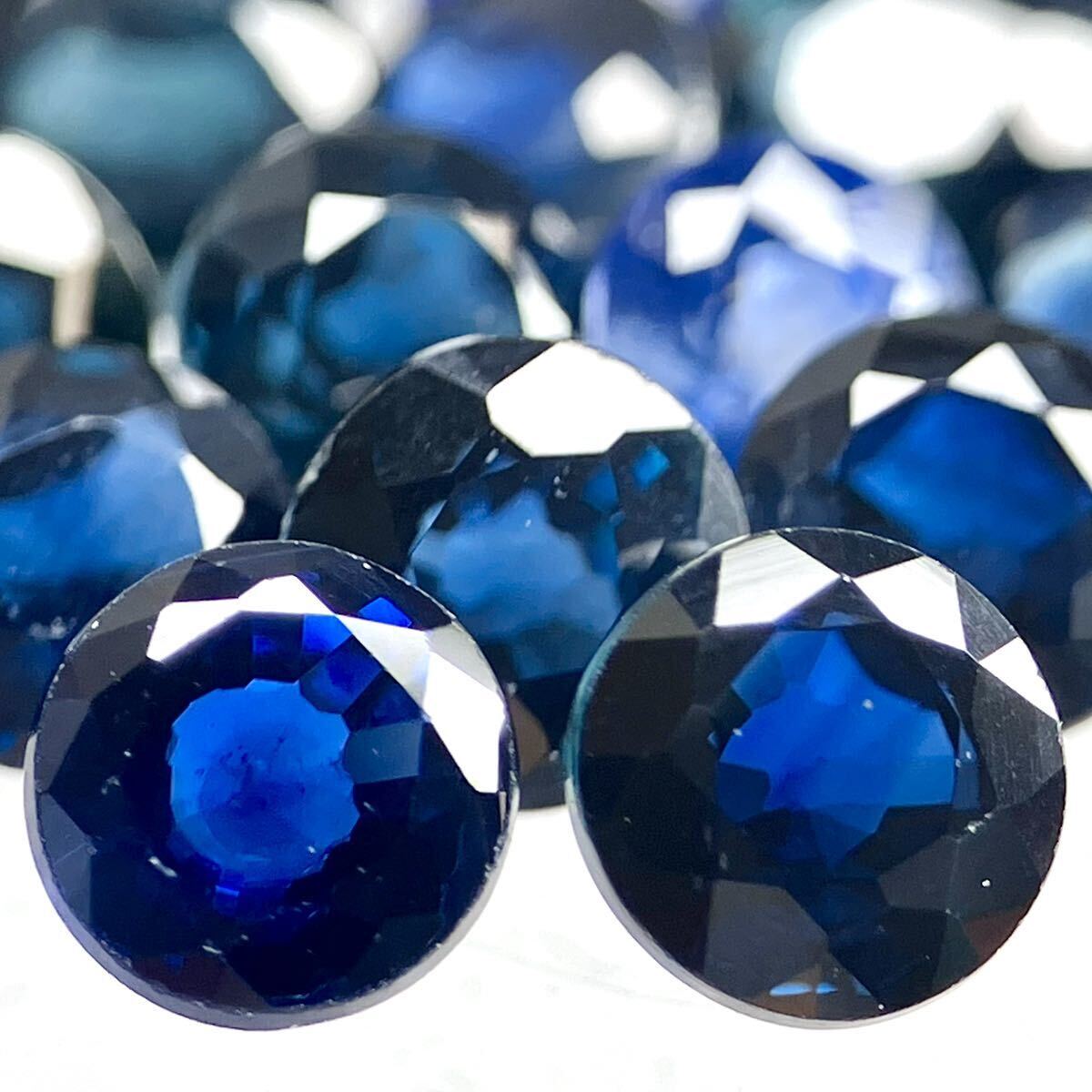 ●天然サファイアおまとめ●a 40ct 裸石 宝石 Sapphire sapphire サファイア コランダム 藍玉 jewelry ジュエリー ②_画像2
