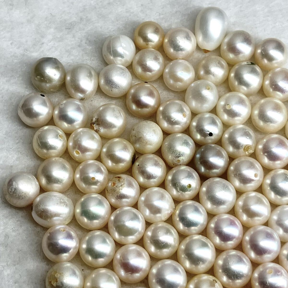  large amount!!*book@ pearl . summarize *A 50g/250ct approximately 6.6-7.4mm. loose unset jewel gem jewelry jewelry Pearl pearl ③