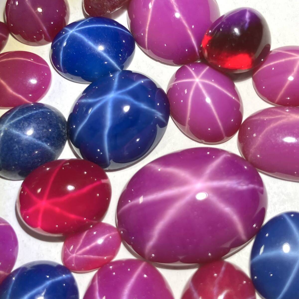 * Lynn ten Star sapphire * ruby 31 point . summarize 100ct*a loose unset jewel gem star sapphire ruby jewelry jewelry Star ruby ②S