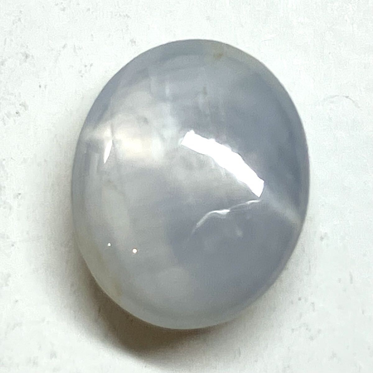 ●天然スターサファイア3.726ct●a 約9.4×7.6mm ルース 裸石 star sapphire blue宝石 ジュエリー ソーティング 付き Sの画像2