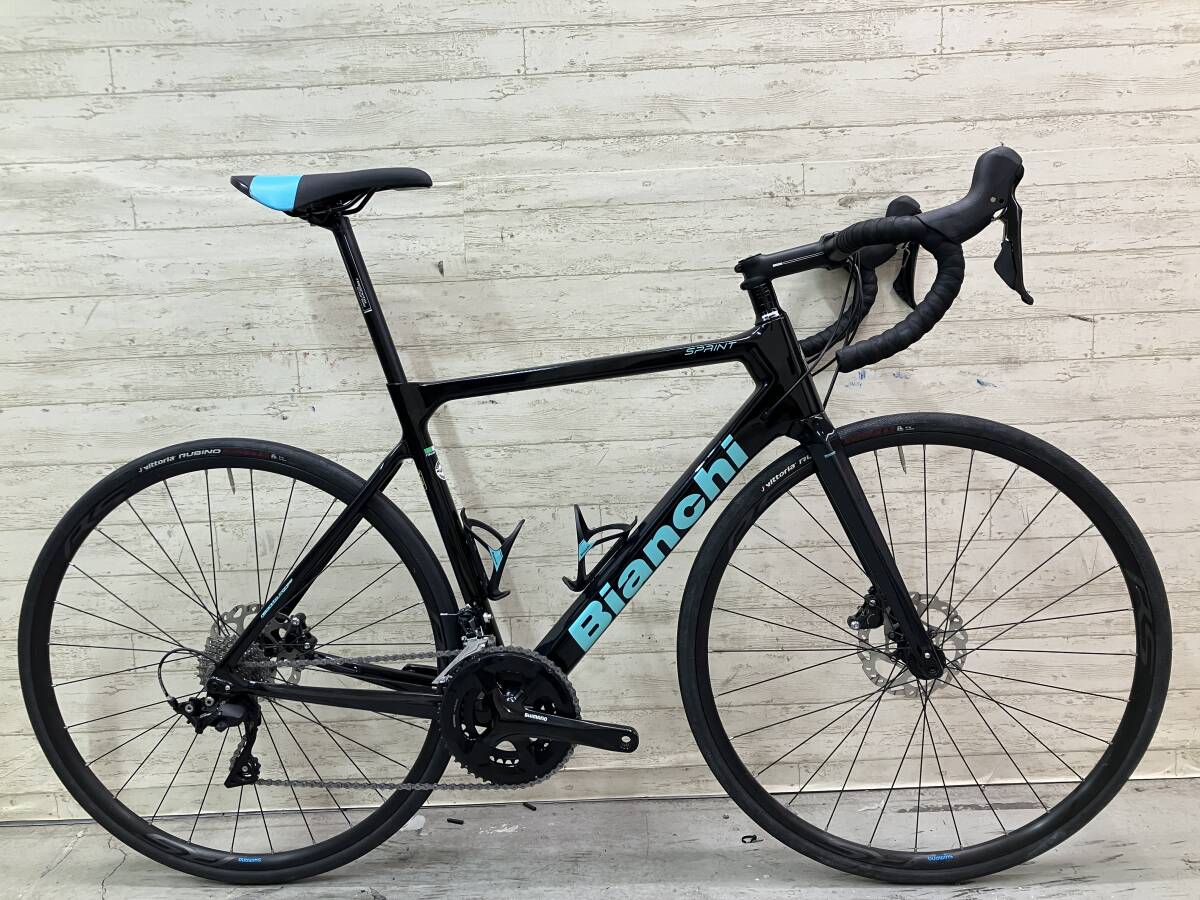 1円スタート売り切り!! 美品!! BIANCHI SPRINT DISC 105 2021 R7000 size:55 175cm前後 2×11s 9.0kg ビアンキ スプリント 油圧ディスクの画像1