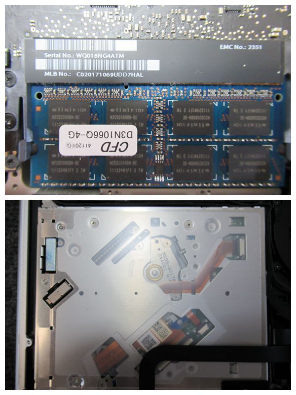棚21.B1387 Apple Macbook Pro A1278 スペースグレイ  ノートパソコン 現状品の画像8
