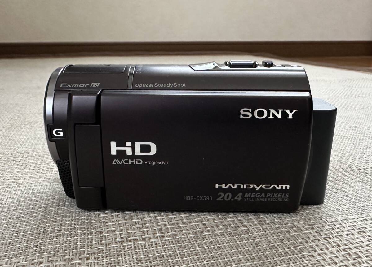 ソニー Handycam HDR-CX590V (ボルドーブラウン)の画像1