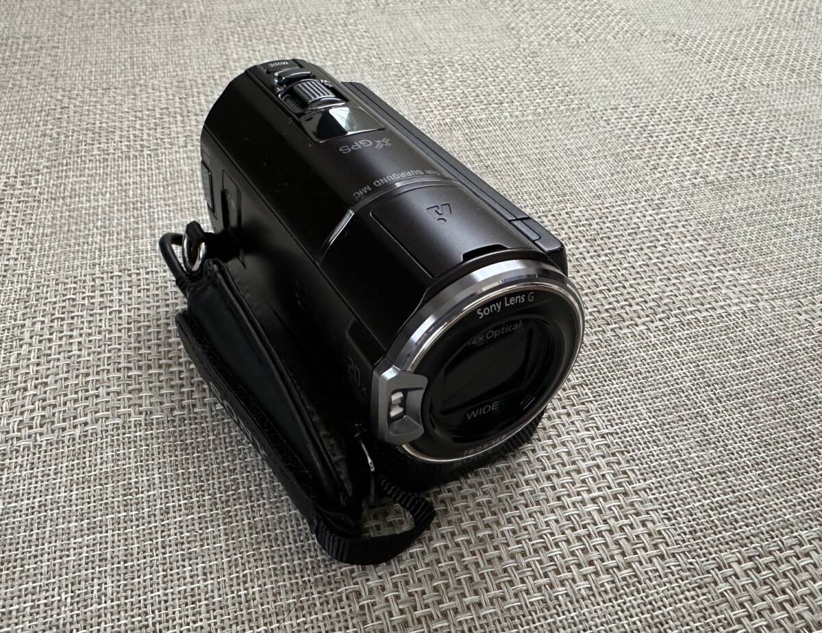ソニー Handycam HDR-CX590V (ボルドーブラウン)の画像4