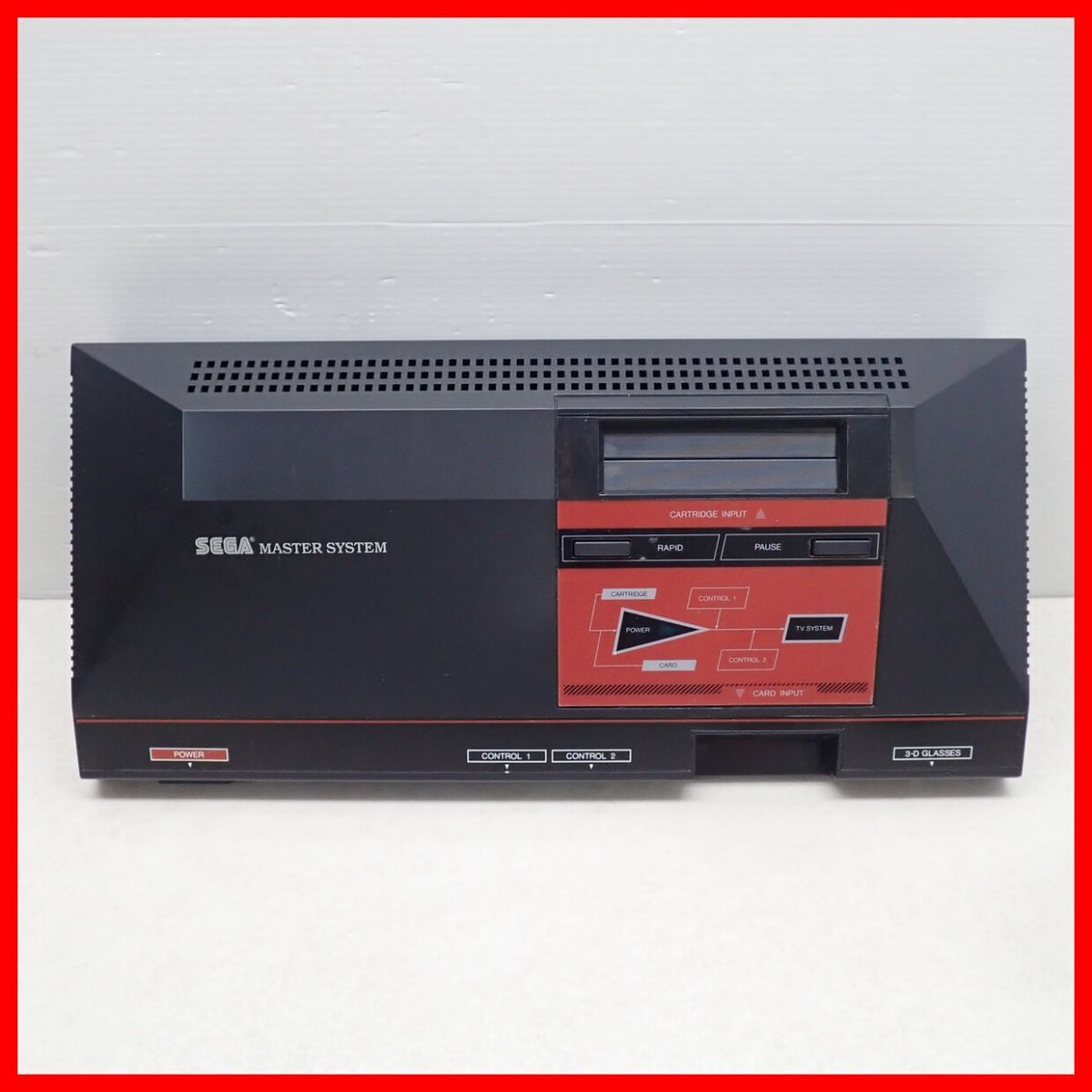 ☆動作品 SEGA マスターシステム 本体 MK-2000 箱説付 + ファンタシースター 等 ソフト3本 まとめてセット MASTER SYSTEM セガ【20の画像3