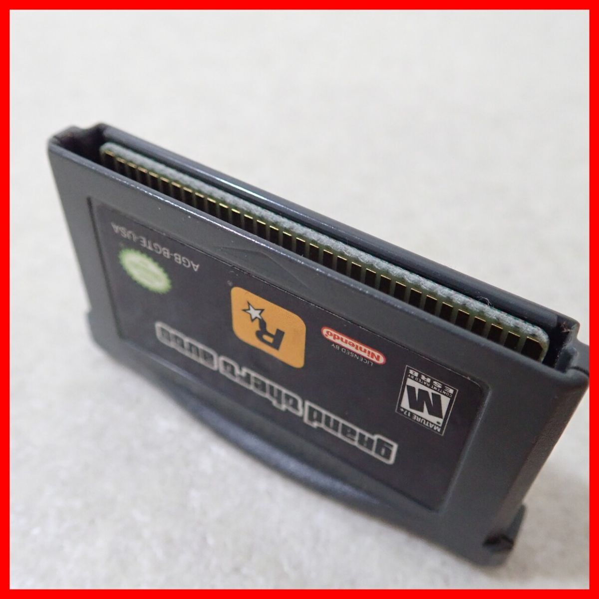 ☆動作保証品 GBA ゲームボーイアドバンス 北米版 grand theft auto グランドセフトオート GTA ロックスター・ゲームス Rockstar Games【PPの画像7