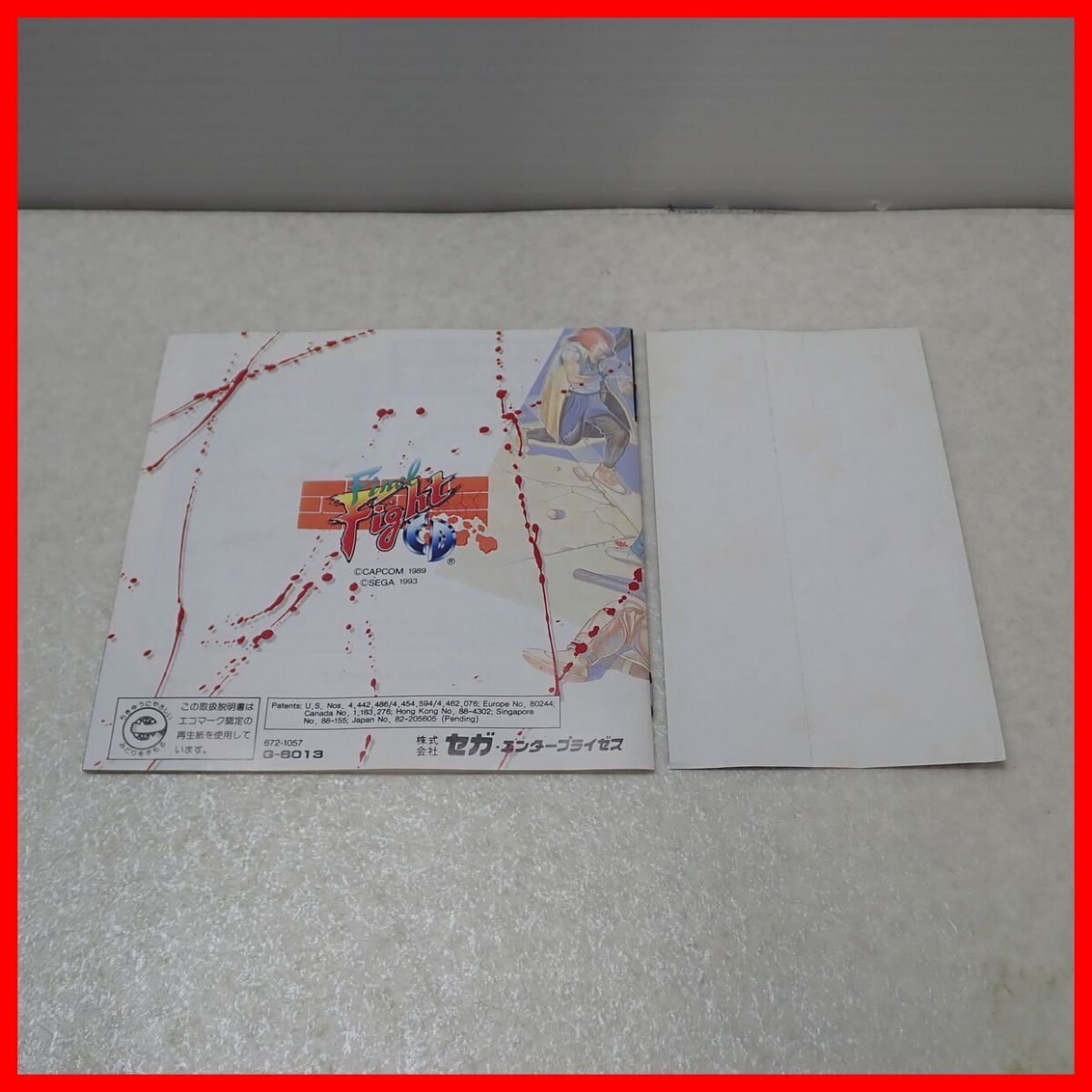 ◇動作保証品 MD メガドライブ メガCD Final Fight CD ファイナルファイト CD SEGA セガ 箱説帯付【PPの画像5