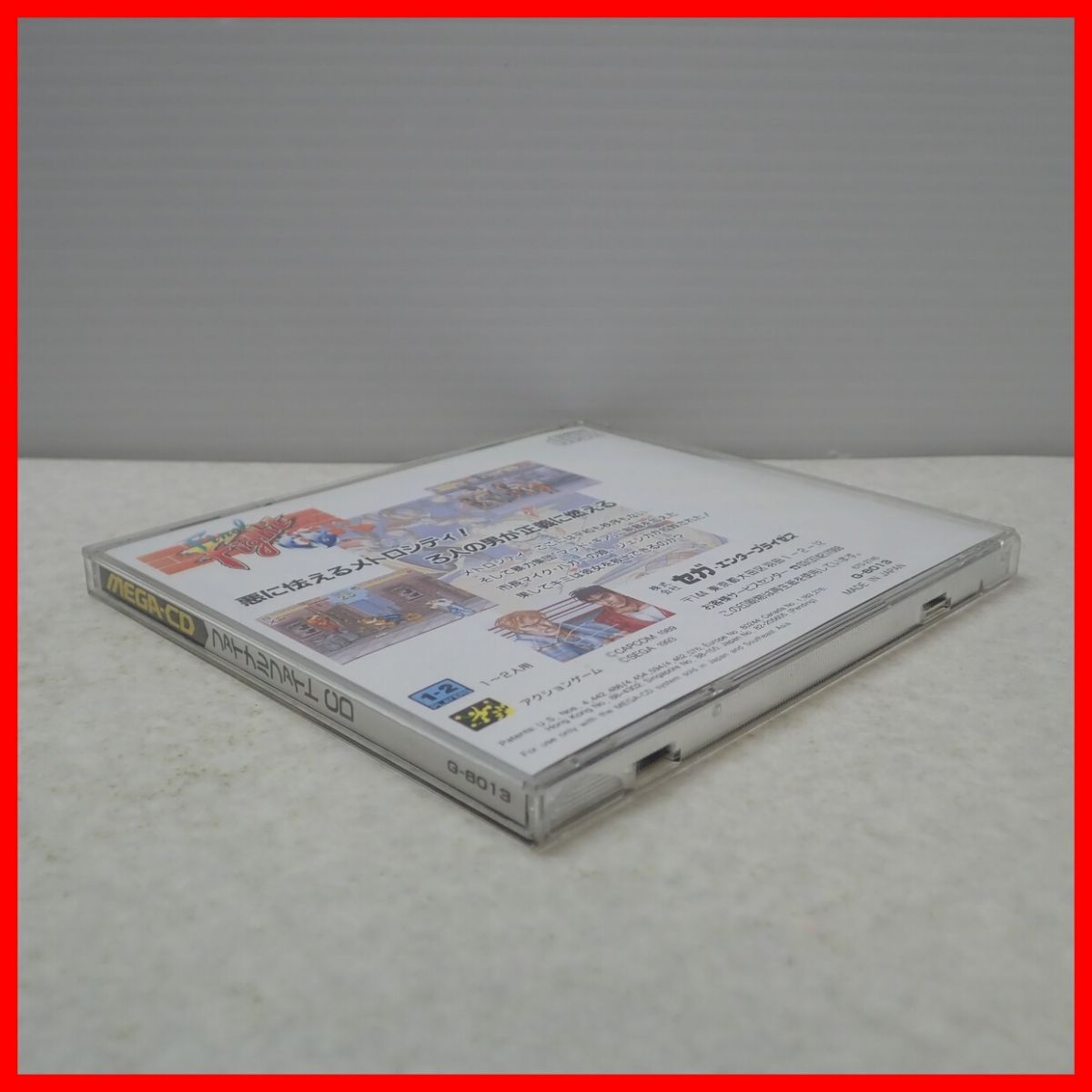 ◇動作保証品 MD メガドライブ メガCD Final Fight CD ファイナルファイト CD SEGA セガ 箱説帯付【PPの画像9