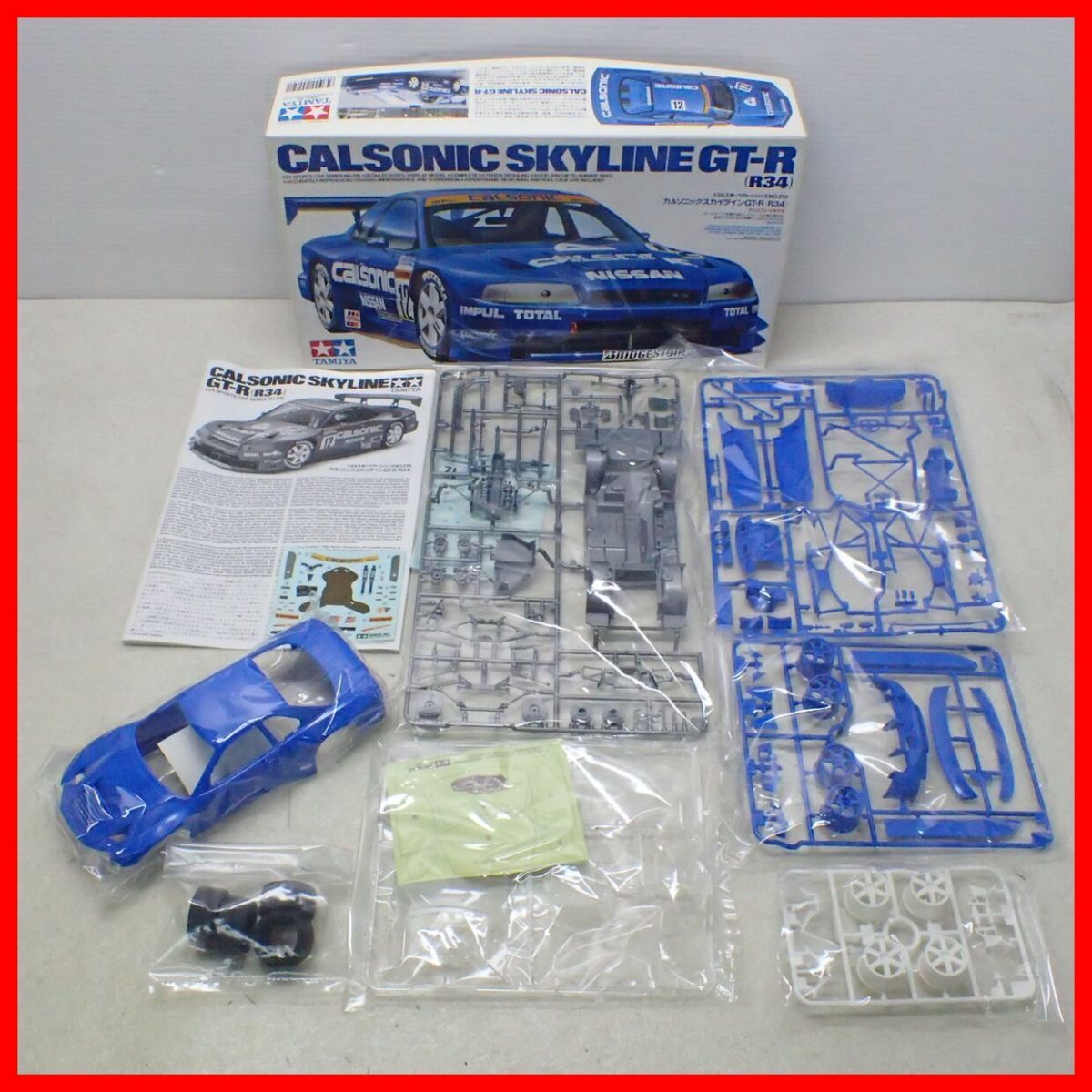 ☆未組立 タミヤ 1/24 カルソニック スカイラインGT-R R34 ITEM 24219 TAMIYA【20_画像1