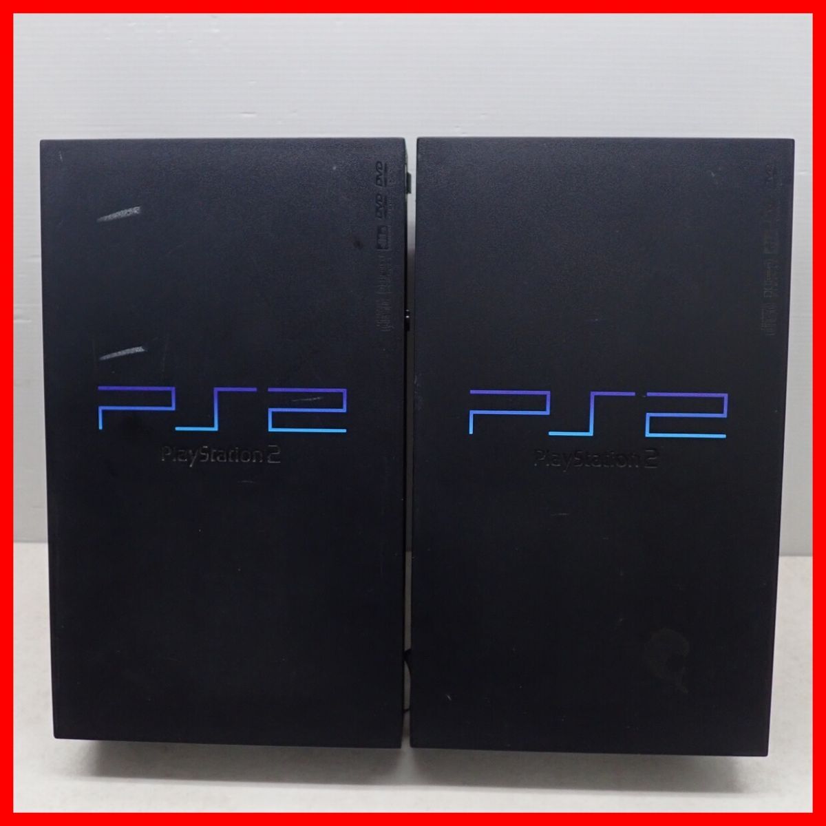 動作品 PS2 プレステ2 本体 SCPH-50000 ミッドナイト・ブラック MIDNIGHT BLACK まとめて4台セット Playstation2 SONY ソニー【40_画像8