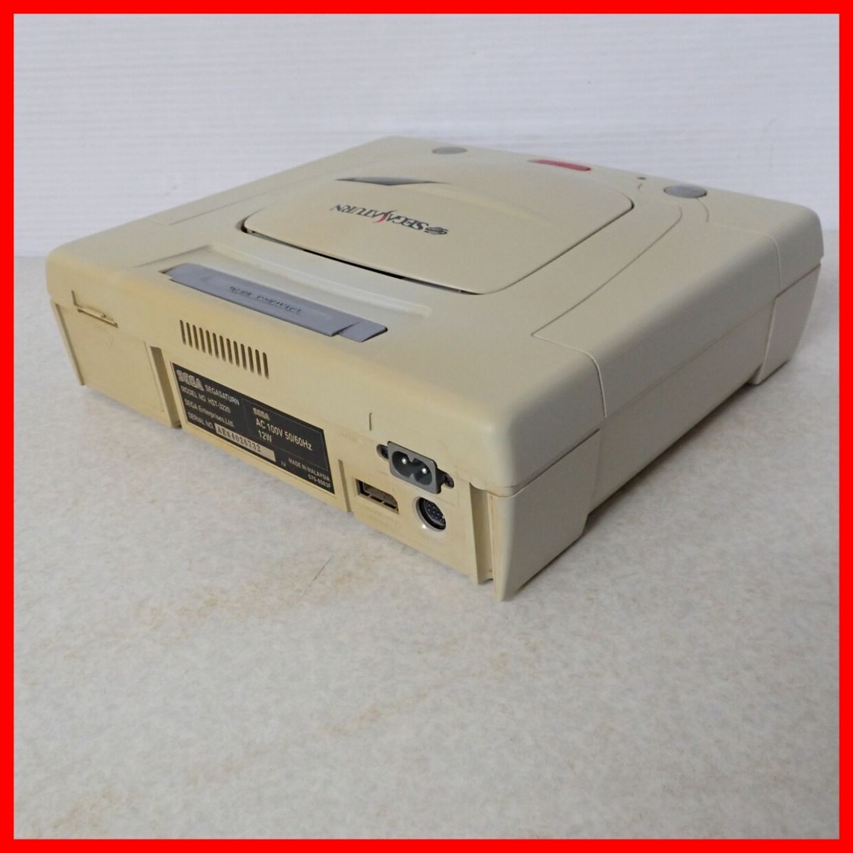 動作品 SS セガサターン 本体 HST-3220+真・女神転生デビルサマナー 等 ソフト3本 まとめてセット SEGA SATURN【20の画像8