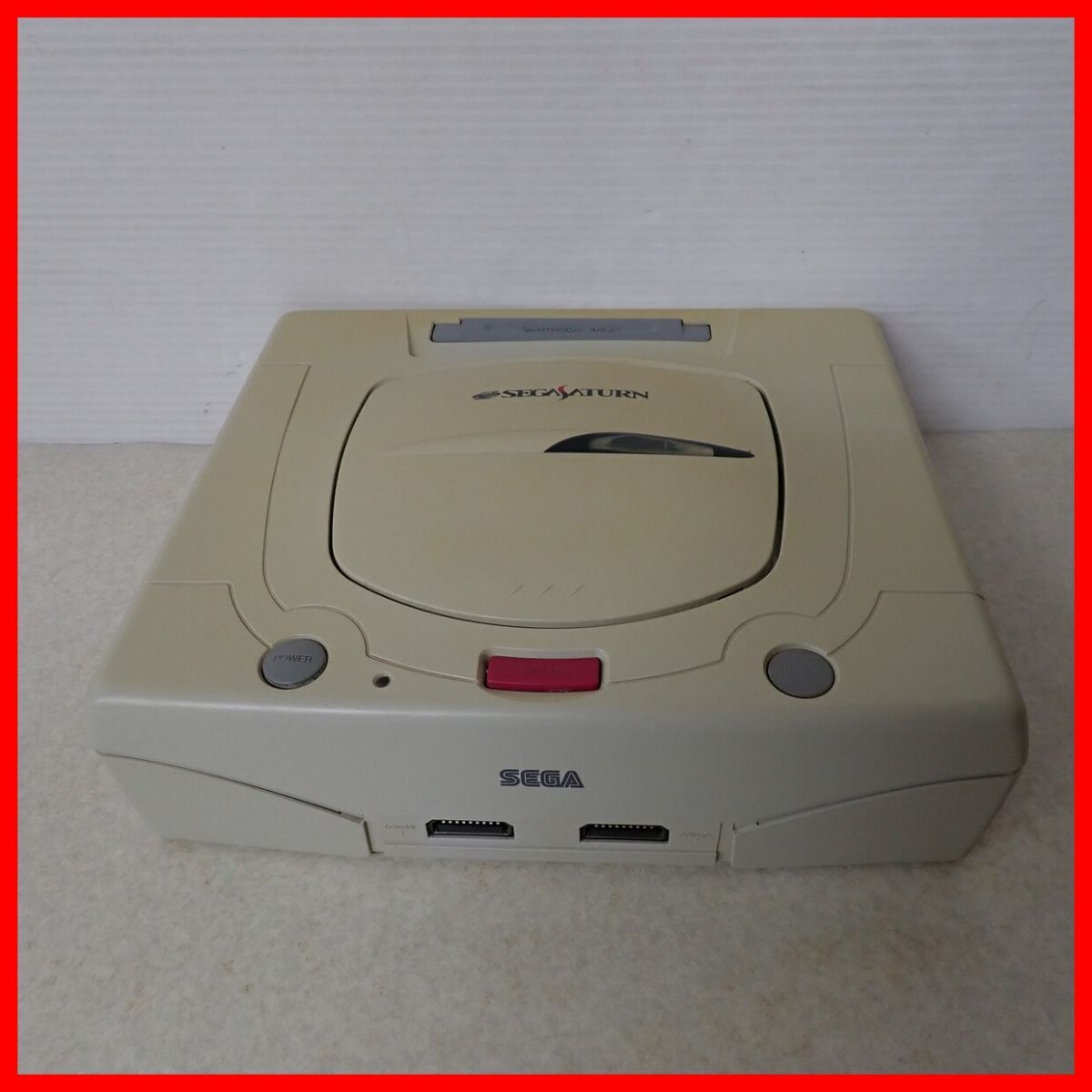 動作品 SS セガサターン 本体 HST-3220+真・女神転生デビルサマナー 等 ソフト3本 まとめてセット SEGA SATURN【20の画像2