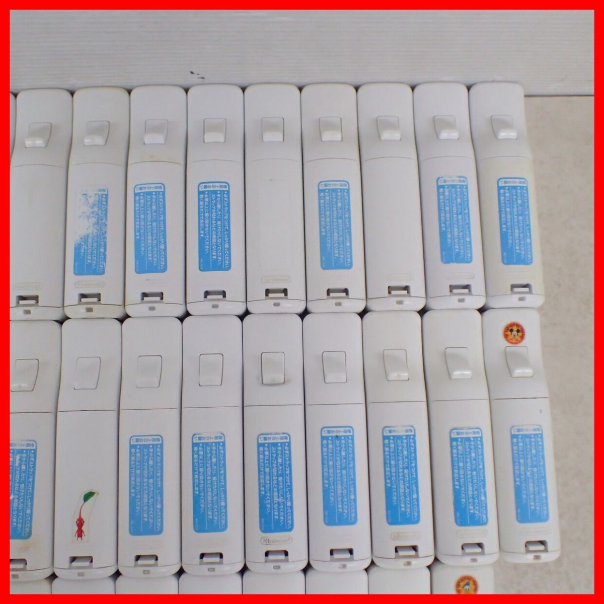 Wii リモコン コントローラ RVL-003 シロ まとめて 50個 大量セット 任天堂 Nintendo シリコンカバー付き【20の画像7