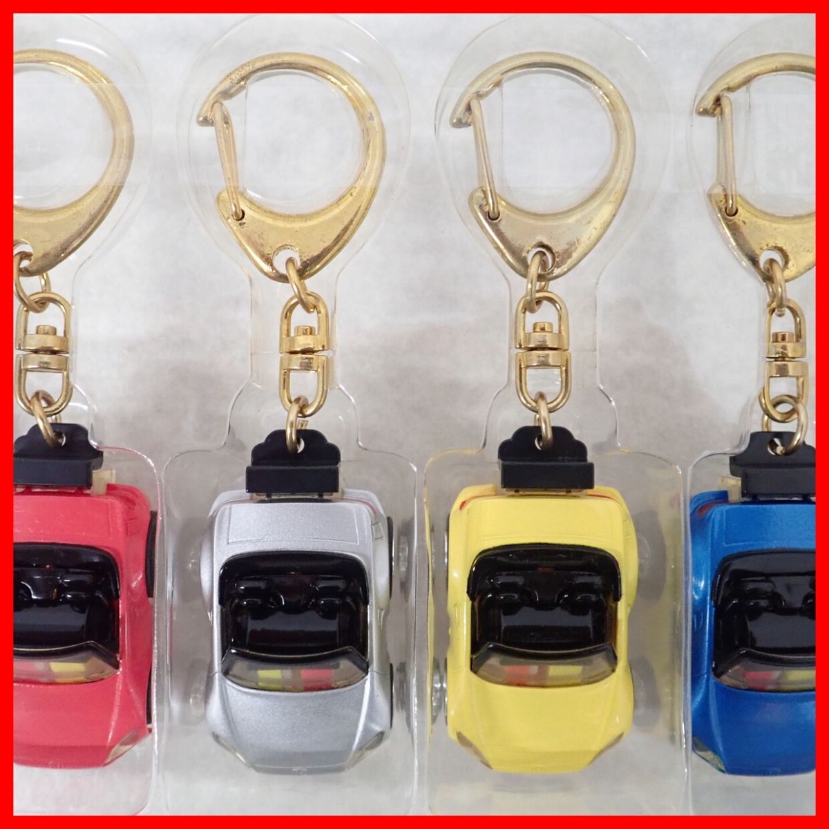 ☆チョロQ トイザらス キーチェーン ミレニアム限定 ホンダ S2000 WHITE/RED/SILVER/YELLOW/BLUE 5個セット KEYCHAIN HONDA タカラ【10の画像5