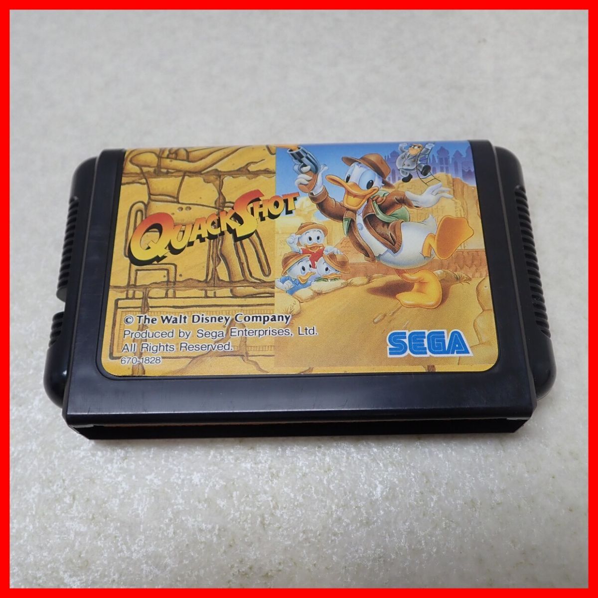 * operation guarantee goods MD Mega Drive Islay b Donald Duck grujia.. ..SEGA Sega box opinion attaching [10