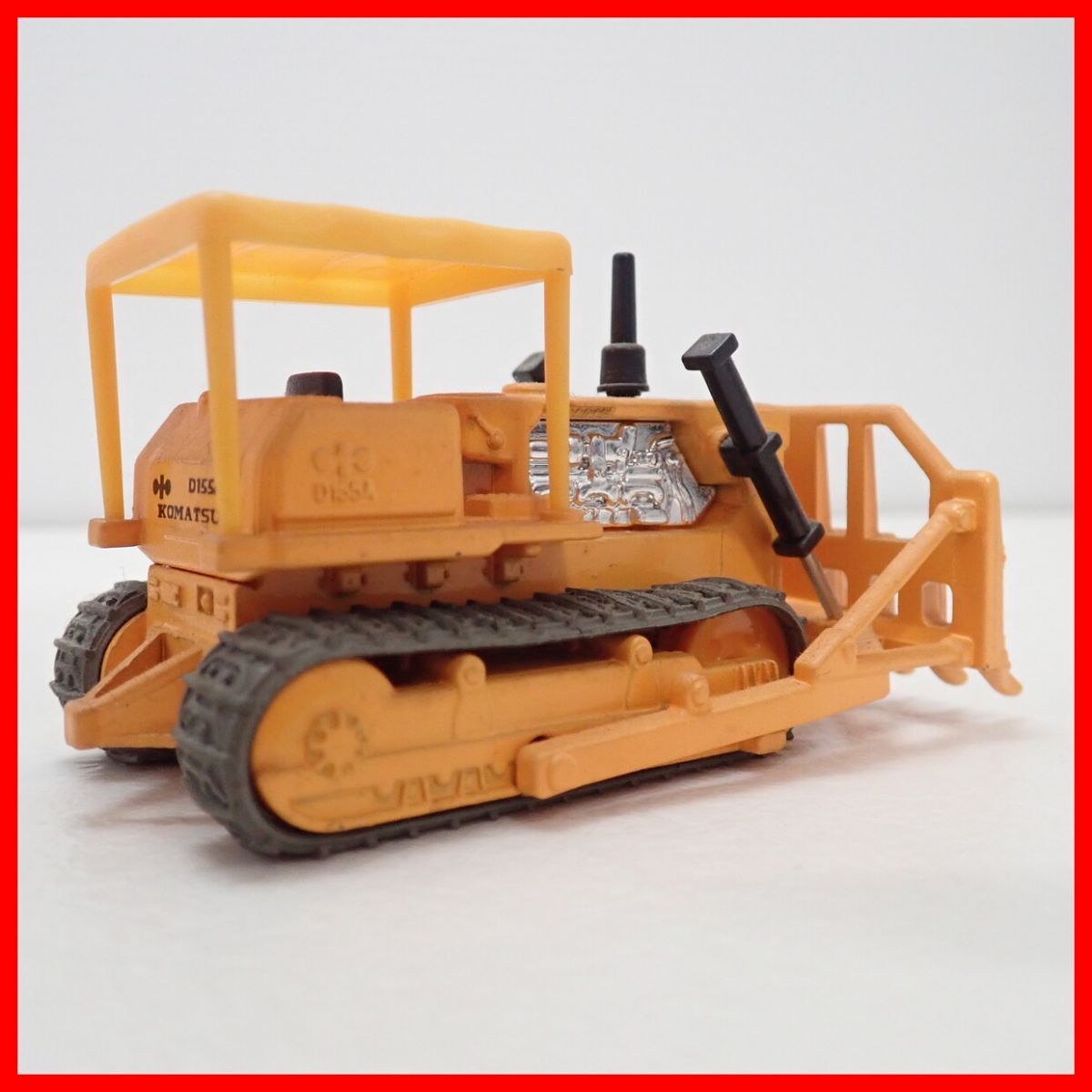 ☆トミカダンディ 1/70 日本製 No.060 小松 レーキ ドーザー D155A KOMATSU RAKE DOZER D155A トミー TOMICA DANDY TOMY【10の画像3