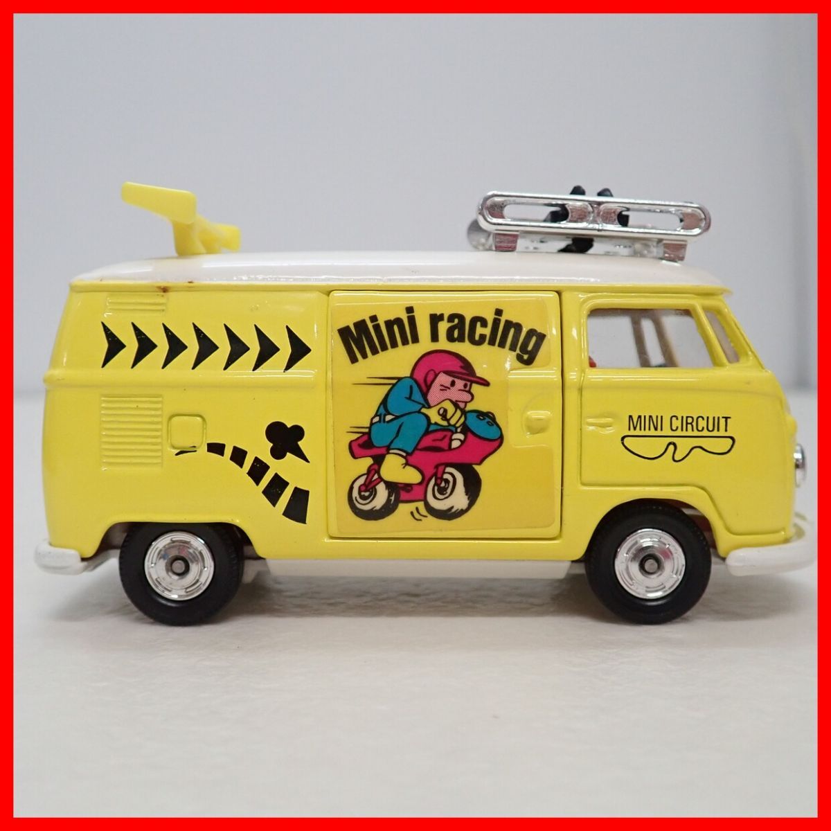 ☆トミカダンディ 1/43 外国車シリーズ No.F24 フォルクス ワーゲン デリバリーバン VW DELIVERY VAN 日本製 tomicaDANDY 外箱欠品【10の画像3