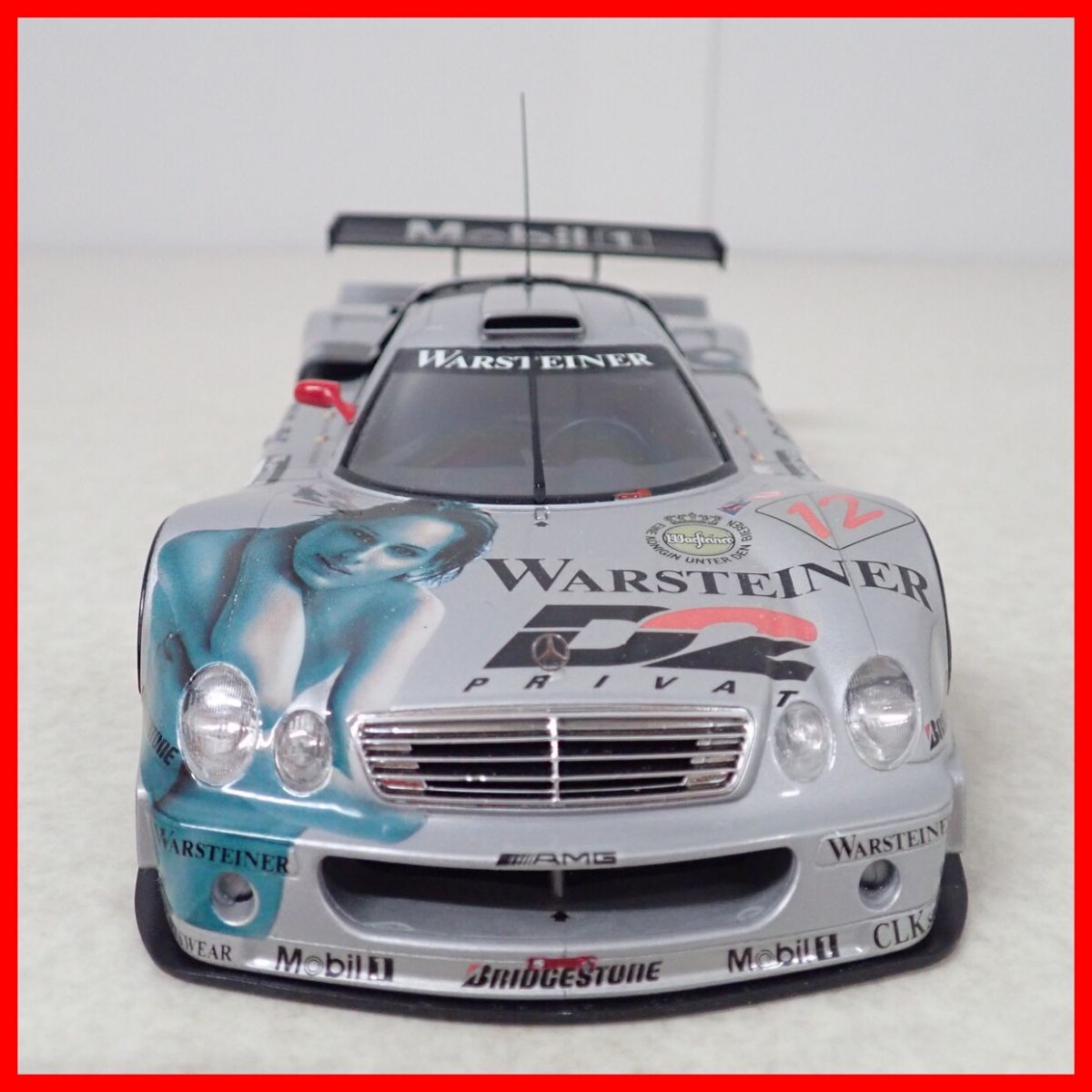 ☆組立済・製作品・破損有 メーカー不明 1/24 マクラーレン F1 GTR/メルセデスベンツCLK-GTR 等 計3台セット プラモデル プラモ 現状品【20の画像10