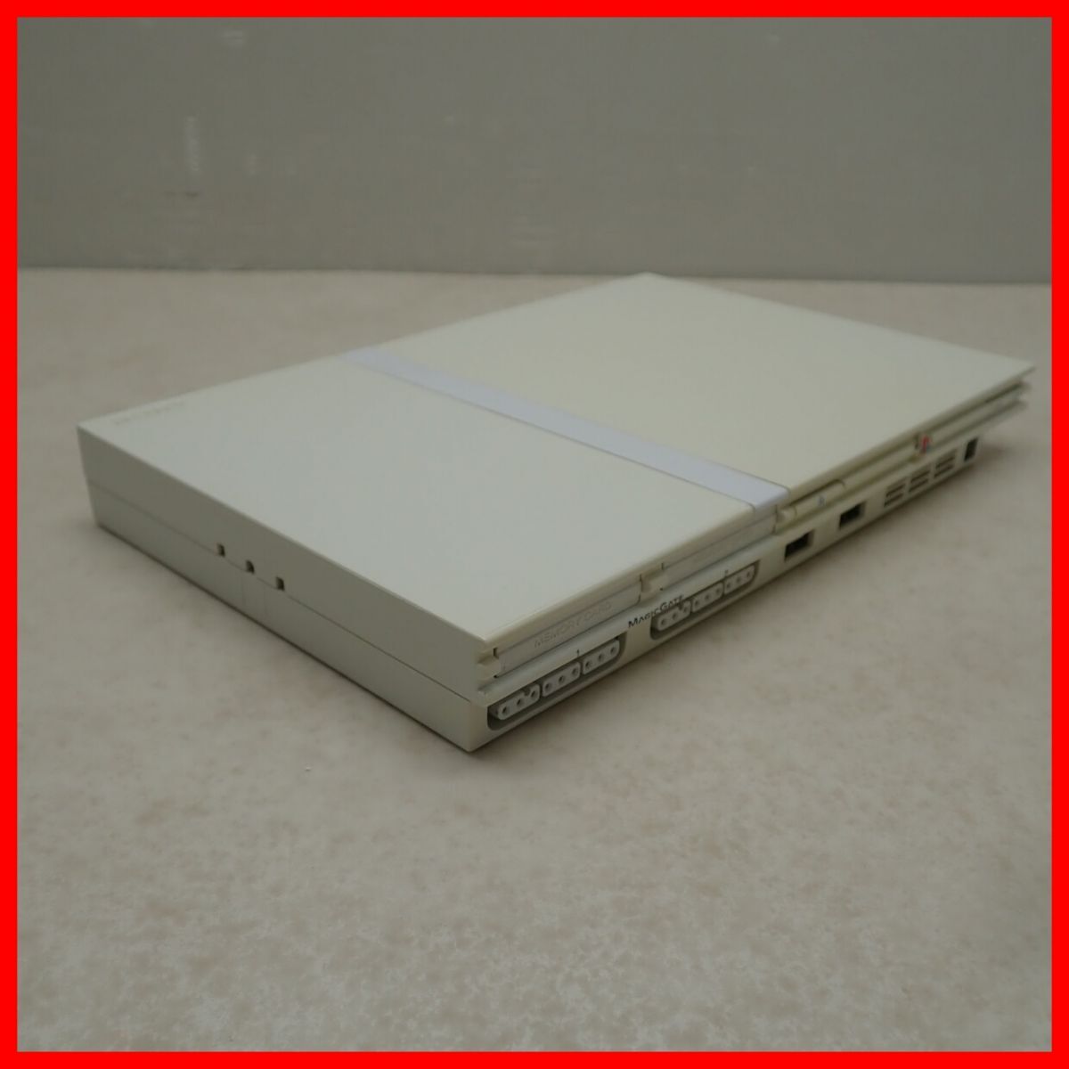 動作品 PS2 プレステ2 薄型 本体 SCPH-77000 セラミック・ホワイト + ナルティメットヒーロー 3 等 ソフト3本 まとめてセット SONY【20_画像7