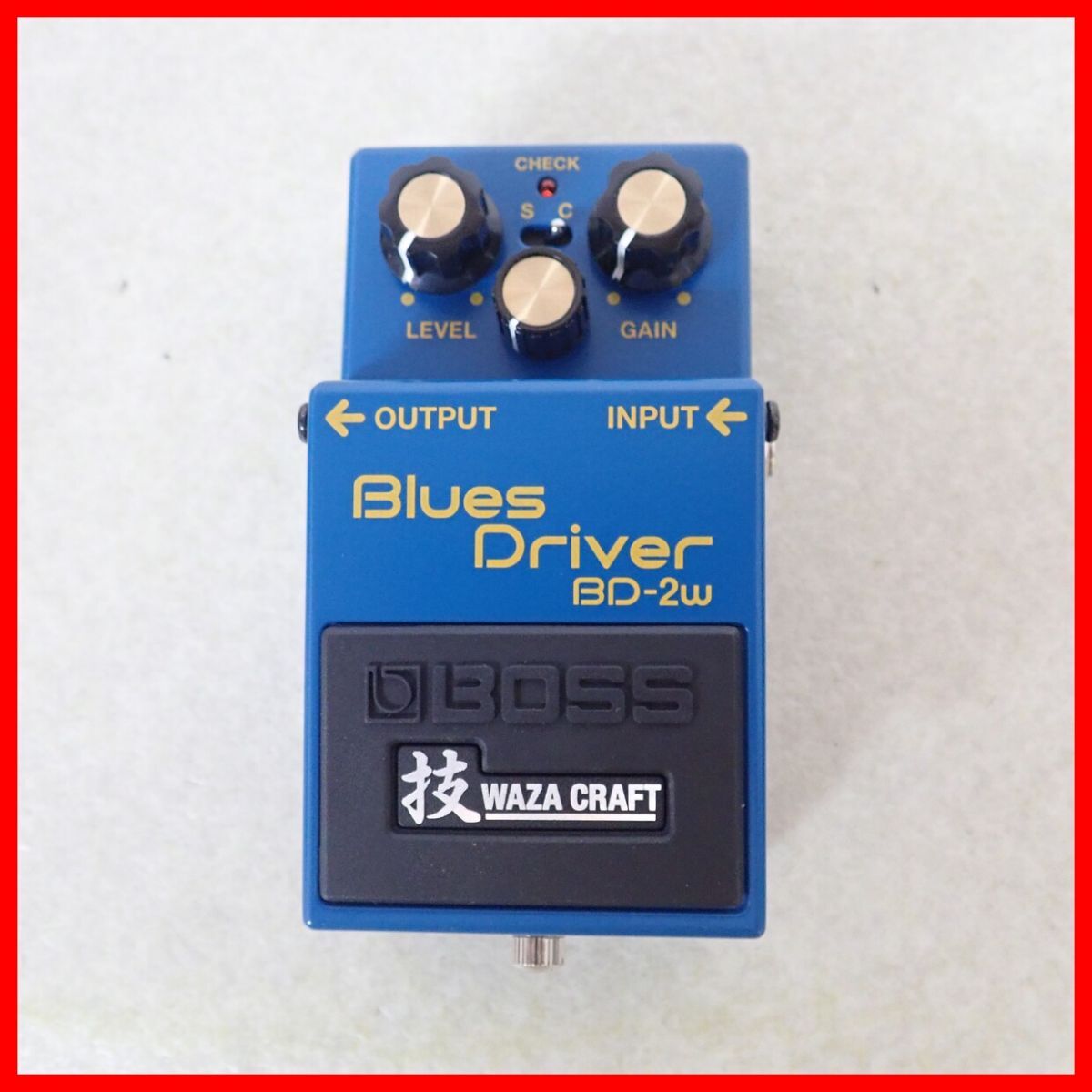 ♪BOSS ギターエフェクター BD-2W BluesDriver オーバードライブ WAZA CRAFT ボス 箱説付【10の画像2
