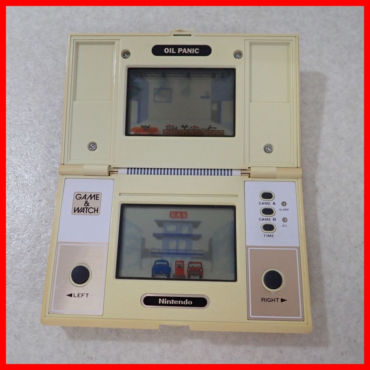  рабочий товар GAME&WATCH MULTI SCREEN игра & часы OIL PANIC масло Panic OP-51 Nintendo nintendo [10