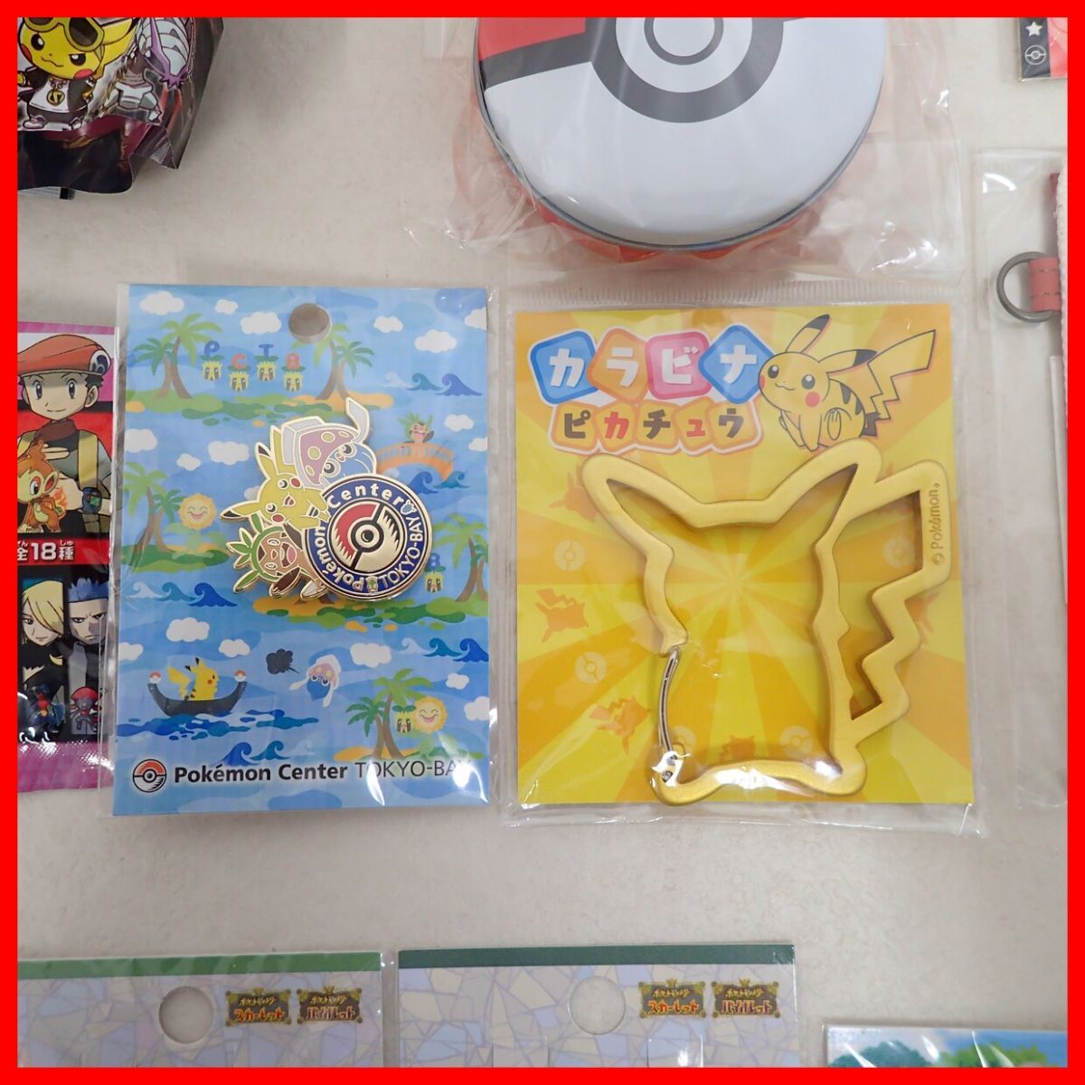 ∂ポケモングッズ ポケモンセンター ラバーストラップ コレクション/丸缶コレクション/ジムバッジ 等 まとめて大量セット ポケセン【20_画像8