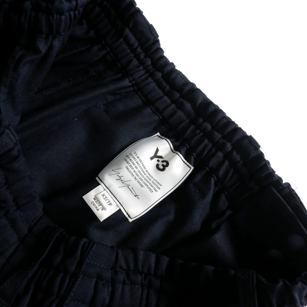 ワイスリー Y-3 ヨウジヤマモト M CLASSIC REFINED WOOL STRETCH CARGO PANTS カーゴパンツ スラックス XS ネイビー 紺 FN3400 メンズ_画像7