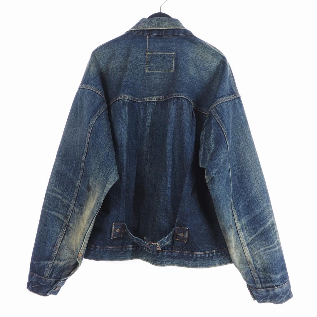 セントマイケル SAINT MICHAEL × BerBerJin 24SS DENIM JACKET/FIRST デニムジャケット ブルゾン M ブルー 青 SM-YS8-0000-C72 メンズ_画像2