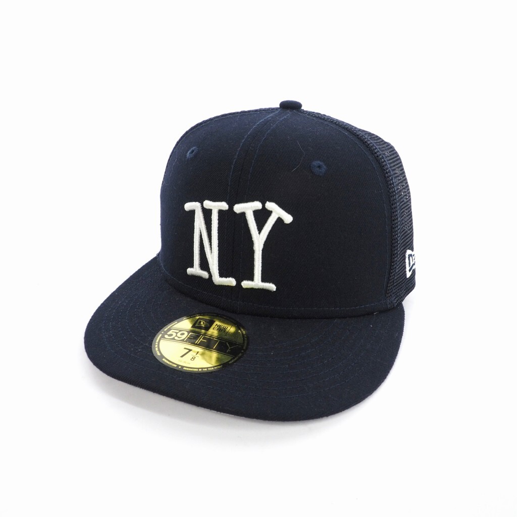 ステューシー STUSSY ニューエラ NEW ERA NY 帽子 キャップ ニューヨーク ショーンフォント 7 1/8 56.8ｃｍ 紺 ネイビー メンズ メンズ_画像1